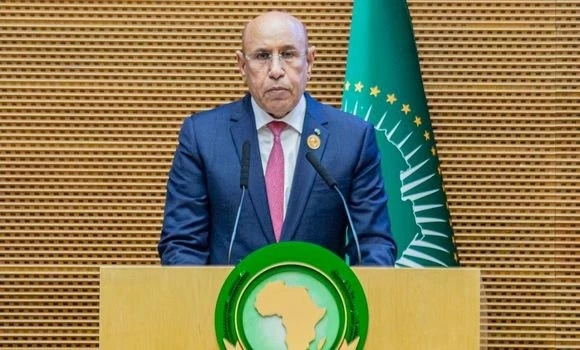 الرئيس الموريتاني يتسلم الرئاسة الدورية للإتحاد الإفريقي لسنة 2024