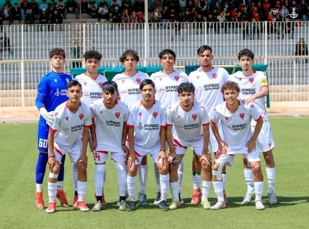 مولودية وهران لفئة اقل من 18 سنة............تأهل مستحق لشبان الحمراوة   إلى دورة اللقب