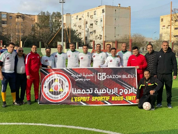 دورة كروية بمناسبة اليوم العالمي للحماية المدنية بسيدي بلعباس