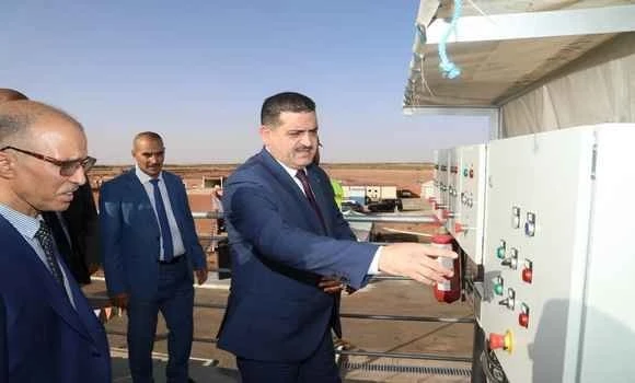 إن صالح: وزير الري يدشن محطة تصفية المياه المستعملة بمنطقة البركة