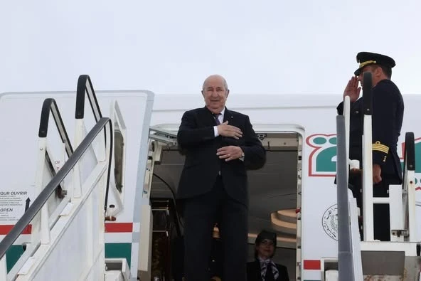 رئيس الجمهورية يغادر العاصمة الايطالية روما عائدا الى أرض الوطن