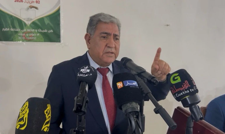بن بعيبش من تلمسان : المشاركة في استحقاق الثاني جويلية دفع للبرلمان لتحمل مسؤوليته