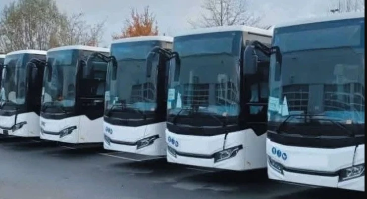 في انتظار  وصول  الحصة الاخيرة   : استلام  دفعة  ثالثة ب 50 حافلة "تيرصام"،