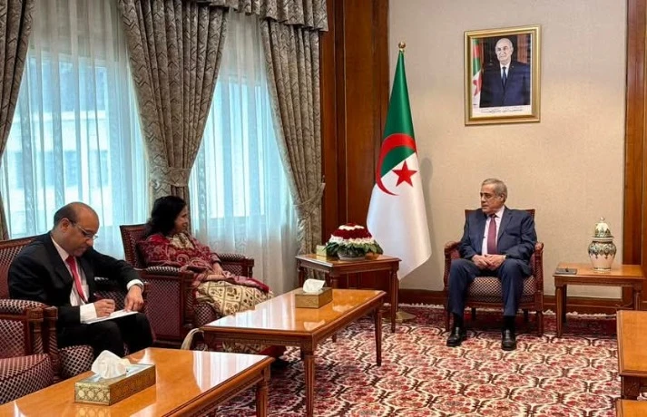 العرباوي يستقبل سفيرة الهند بالجزائر