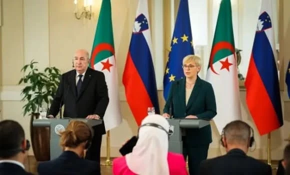 رئيسة جمهورية سلوفينيا تشيد بالتعاون الممتاز بين بلادها والجزائر