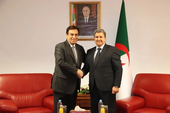 وزير الاتصال يستقبل الإعلامي اللبناني جورج قرداحي