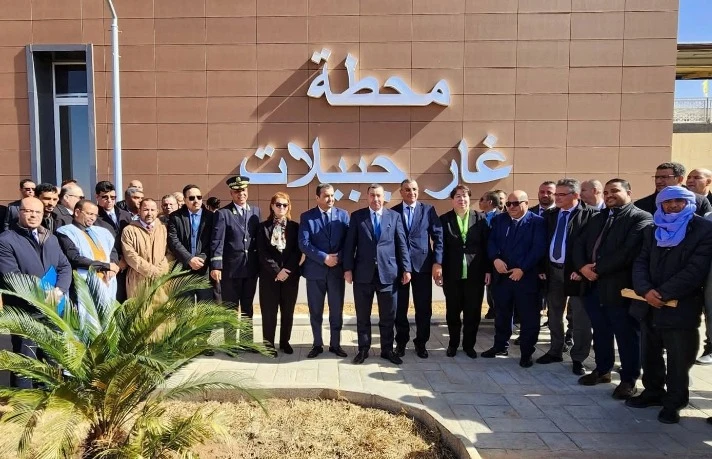 الخط السككي المنجمي غارا جبيلات : وفد وزاري يشرع في زيارة عمل إلى ولاية تندوف