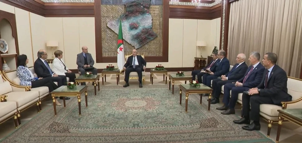 رئيس الجمهورية يستقبل المديرة العامة لصندوق النقد الدولي