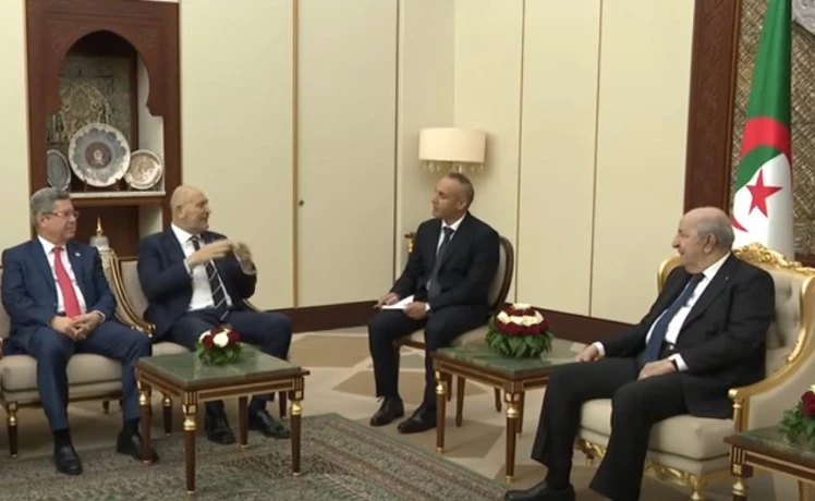 رئيس الجمهورية يستقبل رئيس اللجنة الدولية لألعاب البحر الأبيض المتوسط