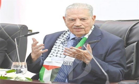 السيد قوجيل يجدد التأكيد على ان الجزائر الجديدة لن تخذل الشعب الفلسطيني