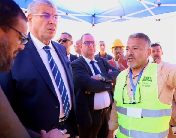 مشروع انجاز نفق أرضي بمحور الدوران "المشتلة" بوهران: التأكيد على رفع وتيرة  الأشغال لتسليمه في أقرب الآجال