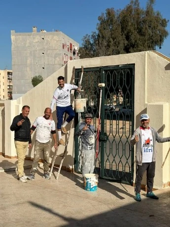 شباب “إيسطو” في مبادرة تطوعية  راقية: حملة لتنظيف وإعادة تهيئة مسجد الإمام الشافعي