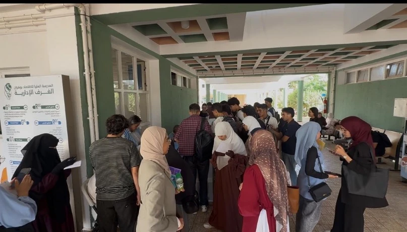 " كناص"  يتقرب من طلبة المدرسة العليا للاقتصاد للتعريف بخدمات الحماية الاجتماعية  الرقمية