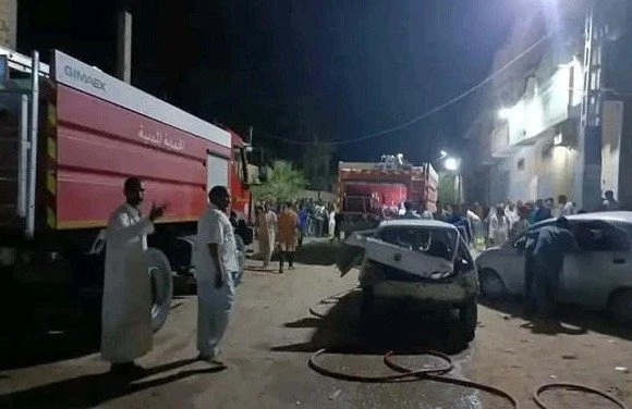 المنيعة : قتيل و9 جرحى جراء انفجار سيارة مجهزة بغاز البترول المميع