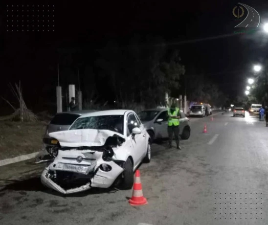 وهران: وفاة شخصين وإصابة  اثنين ٱخرين في حادث مرور بالطريق الولائي رقم 84