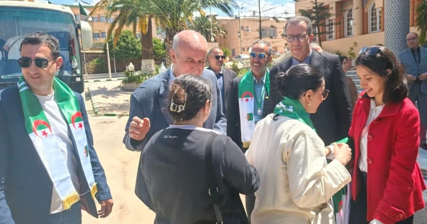 تلمسان :  قافلة الذاكرة الوطنية تحط  الرحال   وتزور مواقع المدينة