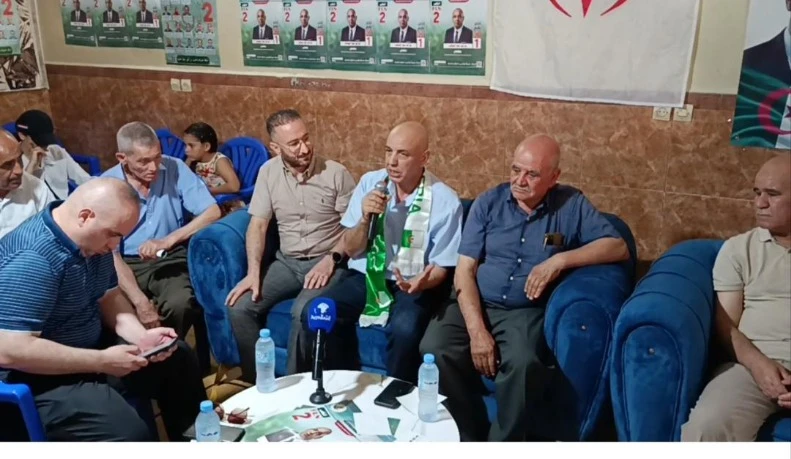 حزب جبهة التحرير الوطني بتلمسان  ... افتتاح مداومة إنتخابية بالسواحلية