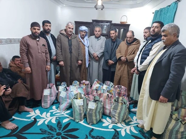 توزيع 100 طرد غذائي على المعوزين بحاسي الدلاعة بالاغواط