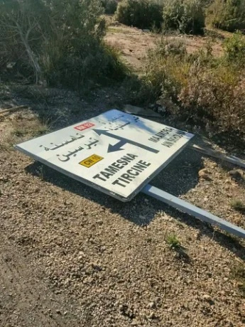 رياح قوية بسرعة 90 كلم /سا بسعيدة..  تدخلات ميدانية  لإزالة الأشجار ولافتات المرور المتساقطة