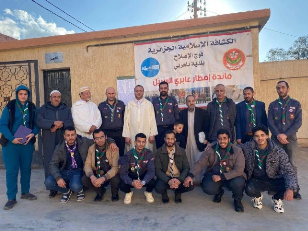 مسؤول التضامن بالكشافة الإسلامية يعاين  مطاعم الرحمة بسيدي بلعباس: "العمل التطوعي يعكس القيم الأصيلة للحركة الكشفية"