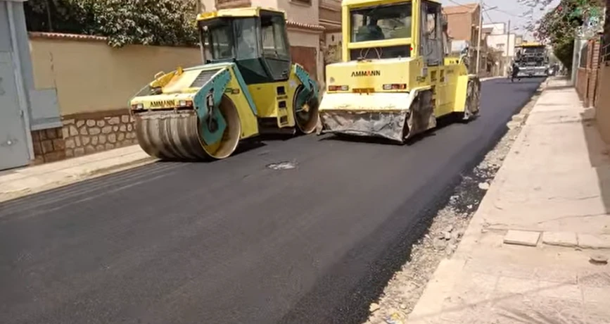 سيدي بلعباس :عملية إعادة تهيئة وتعبيد الطرقات متواصلة
