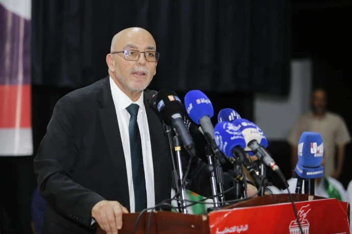 من معسكر حساني شريف يدعو  لتمتين الجبهة الداخلية للمضي بالجزائر إلى مصاف الدول الصاعدة