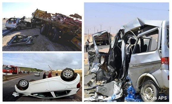 حوادث المرور: وفاة 17 شخصا وإصابة 1164 آخرين خلال أسبوع