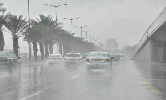 أمطار رعدية ورياح قوية مرتقبة على عدد من ولايات الوطن بداية من اليوم