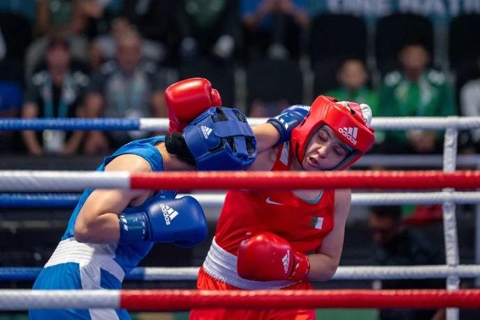 ألعاب التضامن الإسلامي -الرياض- .....الملاكمة إشراق شايب تهدي الجزائر الميدالية الذهبية الثانية