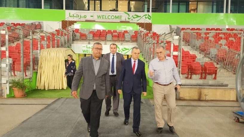 للوقوف على وضعية المنشأت  الرياضية  بالولاية... والي وهران  إبراهيم أوشان يتفقد مركب هدفي ميلود