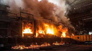 مصر: وفاة 8 أشخاص وإصابة 35 آخرين إثر حريق في مصنع شمال البلاد