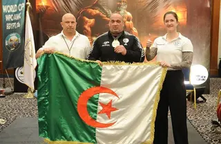 كأس العالم لرفع الأثقال بالقوة البدنية  بمصر: الرباع الجزائري أمين بوعافية  يتوج  باللقب العالمي الخامس عشر في مشواره