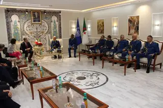 المدير العام للأمن الوطني يستقبل نظيره الإيطالي