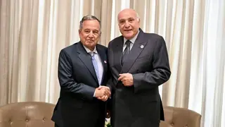 عطاف يجري بالأردن مباحثات مع الأمين العام لجامعة الدول العربية