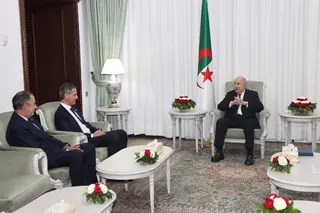 رئيس الجمهورية يستقبل الرئيس المدير العام للشركة البحرية العالمية "سي أم آ  - سي جي أم"