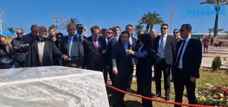 خوسيه مانويل ألباريس يزور  حصن سانتاكروز  ويُدشن نصبا تذكاريا  بحديقة سيدي محمد بوهران  :  إرادة متجددة لتعزيز  التبادل الثقافي