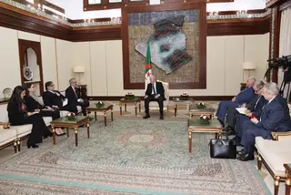 رئيس الجمهورية يستقبل وزير الدولة وزير الشؤون الخارجية البرتغالي