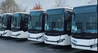 في انتظار  وصول  الحصة الاخيرة   : استلام  دفعة  ثالثة ب 50 حافلة "تيرصام"،