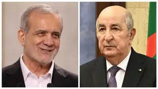 رئيس الجمهورية يتلقى مكالمة هاتفية من نظيره الإيراني