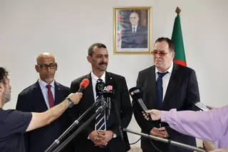 مزيان يستقبل وزير الثقافة والاتصال الموريتاني