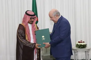 رئيس الجمهورية يستقبل سفير المملكة العربية السعودية