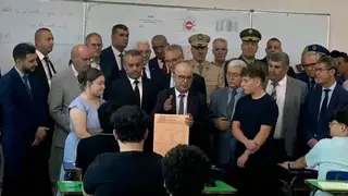 وزير التربية الوطنية يعطي إشارة انطلاق امتحان شهادة البكالوريا من ولاية تيزي وزو