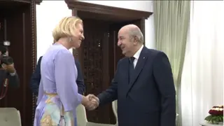 رئيس الجمهورية يستقبل رئيسة الجمعية الوطنية لسلوفينيا