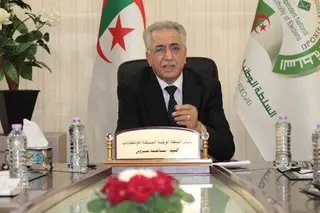 رئيس السلطة الوطنية المستقلة للانتخابات يستقبل رئيس حركة  البناء الوطني