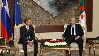 رئيس الجمهورية يتحادث بالعاصمة ليوبليانا مع الوزير الأول السلوفيني