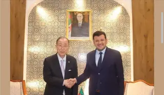 وزير الفلاحة يستقبل السيد بان كي مون
