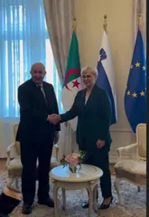 رئيس الجمهورية يجري بليوبليانا محادثات على انفراد مع نظيرته السلوفينية