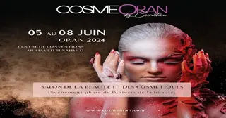 انطلاق الطبعة الأولى للصالون الوطني لمستحضرات التجميل "cosmeoran  " بمشاركة 60 عارضا جزائريا