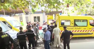 حادث حافلة لنقل المسافرين ببومرداس : إجلاء المصابين إلى مستشفيات بومرداس,  الثنية و سليم زميرلي بالحراش