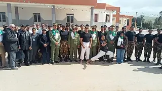 الافتتاح الرسمي للزيارة الموجهة لوسائل الإعلام  لمركز التدريب 552المتخصص في النقل بالناحية العسكرية الثانية